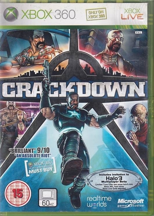 Crackdown - XBOX 360 (B Grade) (Genbrug)